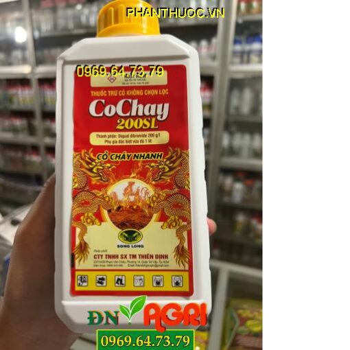 COCHAY 200SL- Thuốc Trị Cỏ Tranh, Lồng Vực, Mầm Trầu, Dền Gai, Rau Sam, Mắc Cỡ