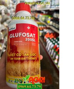 GLUFOSAT 200SL- Thuốc Đặc Trị Cỏ Hòa Bản, Cỏ Lá Rộng, Các Loại Cỏ Đã Kháng Thuốc