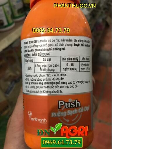 PUSH 330OD – Đặc Trị Cỏ Dại Hại Lúa, Cỏ Lồng Vực Cỏ Đuôi Phụng