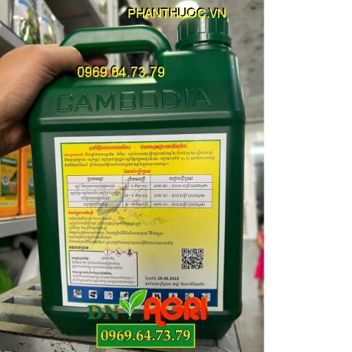 NICOTEX NIPHOSATE 480SL THÁI- Hạ Phèn, Cải Tạo Đất, Dưỡng Rễ, Trái lớn Đều