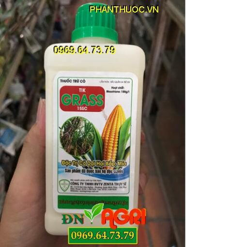 TIK GRASS 15SC – Đặc Trị Cỏ Dại Hại Bắp, Mía, Hiệu Lực Kéo Dài