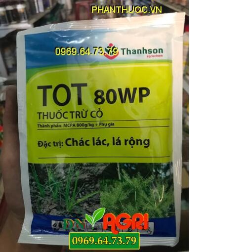 TOT 80WP – Đặc Trị Cỏ Chác Lác – Cỏ Lá Rộng – Cỏ Hậu Nảy Mầm Sớm