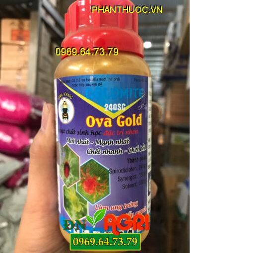 GOLDMITE 240SC -OVA GOLD -Đặc Trị Nhện -Làm Ung Trứng -Chết Bền