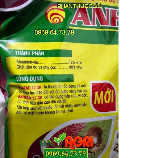 ANHEAD 12GR- Thuốc Trừ Ốc Bưu Vàng Hại Lúa