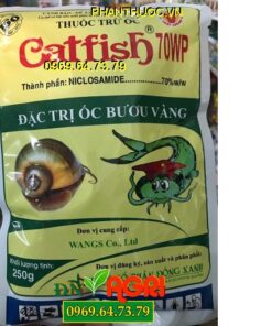 THUỐC TRỪ ỐC CATFISH 70WP – ĐẶC TRỊ ỐC BƯU VÀNG