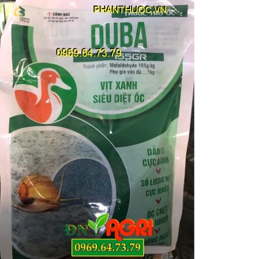 DUBA 155GR- Thuốc Trừ Ốc Bưu Vàng Trong Ruộng Lúa