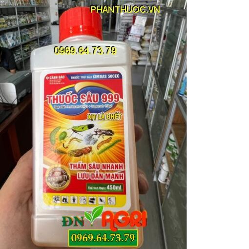 KIMBAS 500EC THUỐC SÂU 999- Đặc Trị Sâu Cuốn Lá, Rầy Nâu Hại Lúa