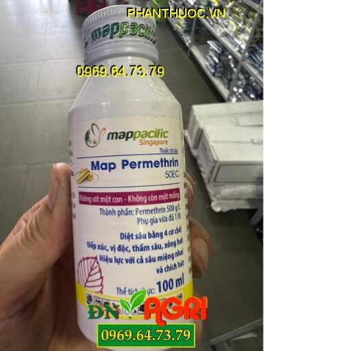 MAP PERMETHRIN 50EC- Đặc Trị Rệp Sáp, Bọ Xít Muỗi, Sâu Đục Quả, Sâu Xanh Da Láng