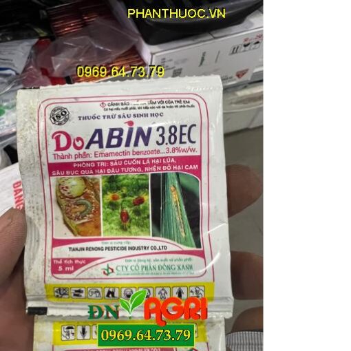 THUỐC TRỪ SÂU SINH HỌC DOABIN 3.8EC – ĐẶC TRỊ SÂU, NHỆN ĐỎ HẠI CÂY TRỒNG