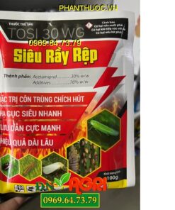 TOSI 30WG SIÊU RẦY RỆP- Đặc Trị Rầy Nâu Hại Lúa