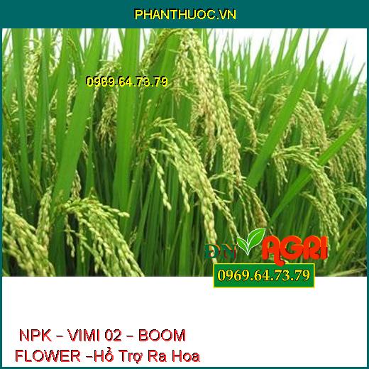 PHÂN BÓN NPK – VIMI 02 – BOOM FLOWER –Hổ Trợ Ra Hoa, Tăng Năng Suất, Đề Kháng