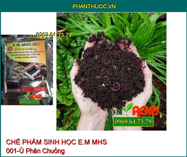 CHẾ PHẨM SINH HỌC E.M MHS 001-Khử Mùi Hôi, Phân Giải Chất Hữu Cơ