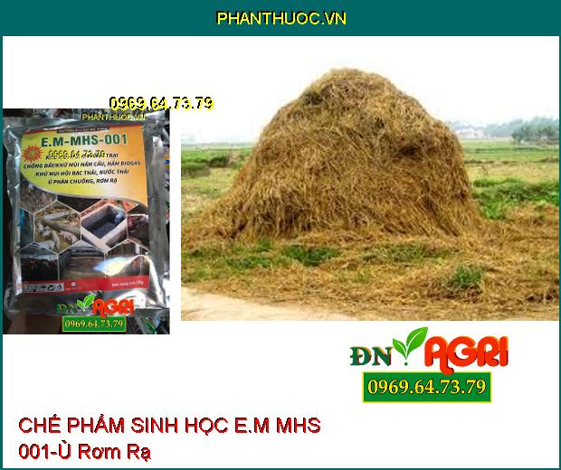 CHẾ PHẨM SINH HỌC E.M MHS 001-Khử Mùi Hôi, Phân Giải Chất Hữu Cơ