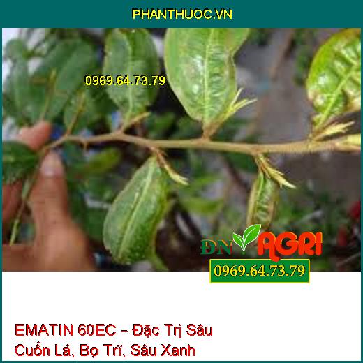 EMATIN 60EC – Đặc Trị Sâu Cuốn Lá, Bọ Trĩ, Sâu Xanh