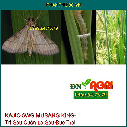 KAJIO 5WG MUSANG KING- Trị Sâu Cuốn Lá,Sâu Đục Trái