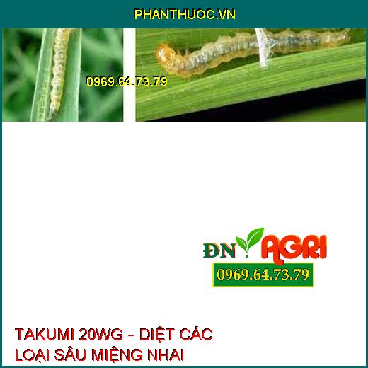 TAKUMI 20WG – DIỆT CÁC LOẠI SÂU MIỆNG NHAI