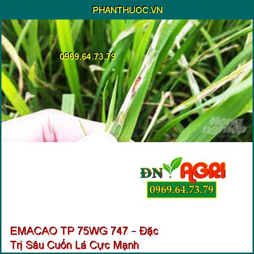 EMACAO TP 75WG 747 – Đặc Trị Sâu Cuốn Lá Cực Mạnh