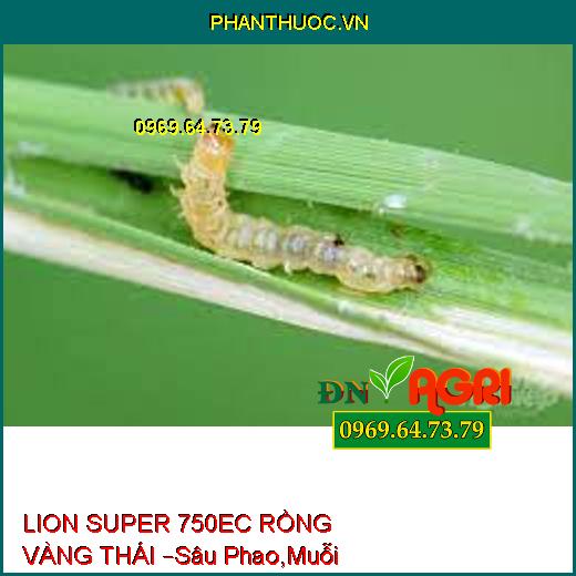 LION SUPER 750EC RỒNG VÀNG THÁI –Sâu Phao,Muỗi Hành