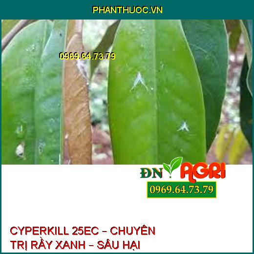 CYPERKILL 25EC – CHUYÊN TRỊ RẦY XANH – SÂU HẠI