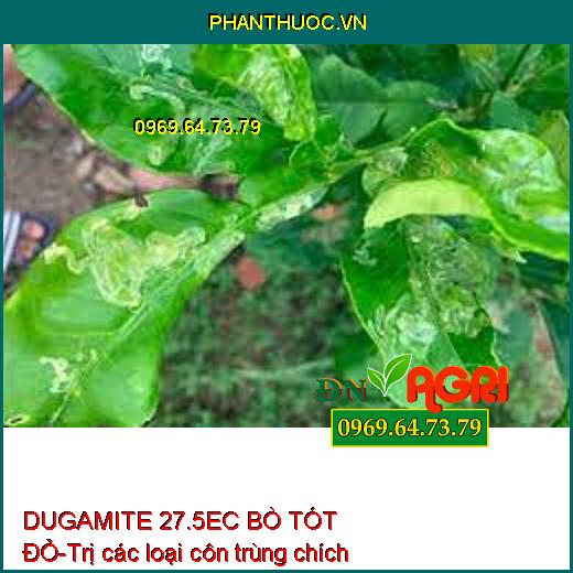 DUGAMITE 27.5EC BÒ TÓT ĐỎ-Trị các loại côn trùng chích hút 