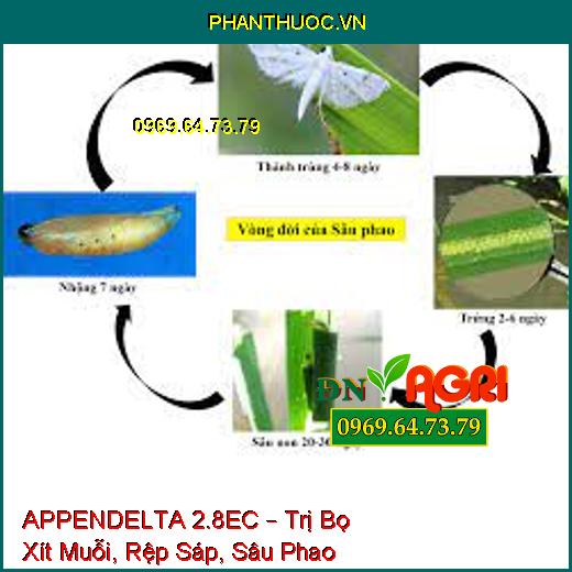 APPENDELTA 2.8EC – Trị Bọ Xít Muỗi, Rệp Sáp, Sâu Phao