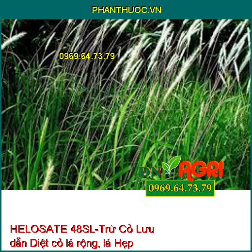 HELOSATE 48SL-Trừ Cỏ Lưu dẫn Diệt cỏ lá rộng, lá Hẹp