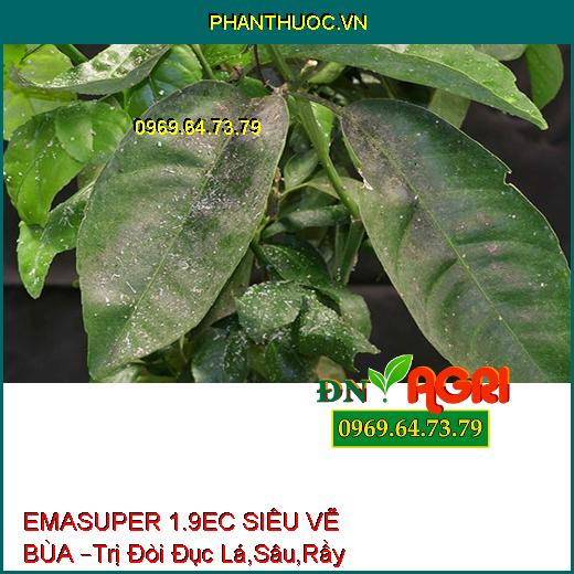 EMASUPER 1.9EC SIÊU VẼ BÙA –Trị Đòi Đục Lá,Sâu,Rầy