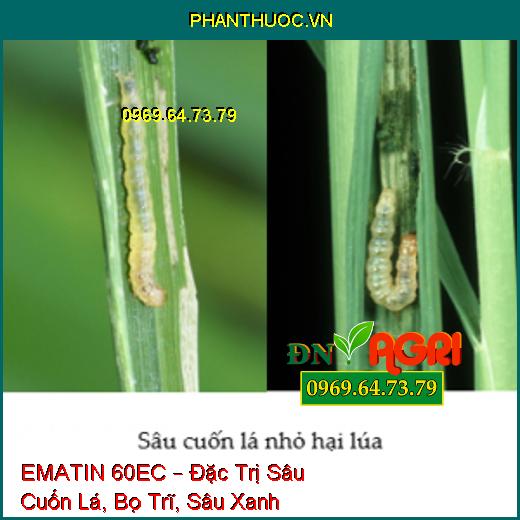 EMATIN 60EC – Đặc Trị Sâu Cuốn Lá, Bọ Trĩ, Sâu Xanh