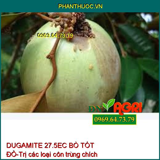 DUGAMITE 27.5EC BÒ TÓT ĐỎ-Trị các loại côn trùng chích hút 