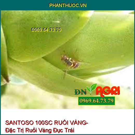 SANTOSO 100SC RUỒI VÀNG- Đặc Trị Ruồi Vàng Đục Trái