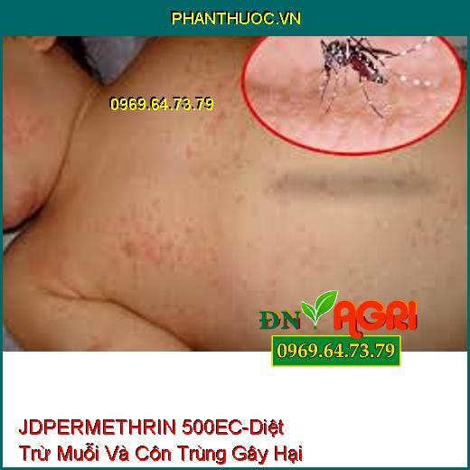 JDPERMETHRIN 500EC-Diệt Trừ Muỗi Và Côn Trùng Gây Hại