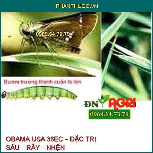 OBAMA USA 36EC – ĐẶC TRỊ SÂU – RẦY – NHỆN