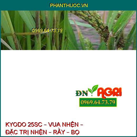 KYODO 25SC – VUA NHỆN – ĐẶC TRỊ NHỆN – RẦY – BỌ TRĨ