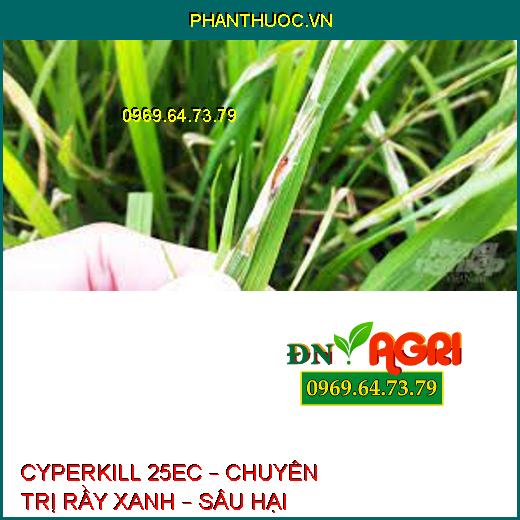 CYPERKILL 25EC – CHUYÊN TRỊ RẦY XANH – SÂU HẠI