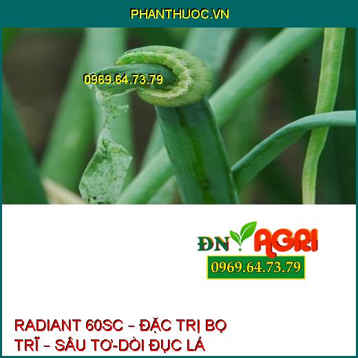 RADIANT 60SC – ĐẶC TRỊ BỌ TRĨ – SÂU TƠ-DÒI ĐỤC LÁ