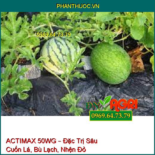 ACTIMAX 50WG – Đặc Trị Sâu Cuốn Lá, Bù Lạch, Nhện Đỏ