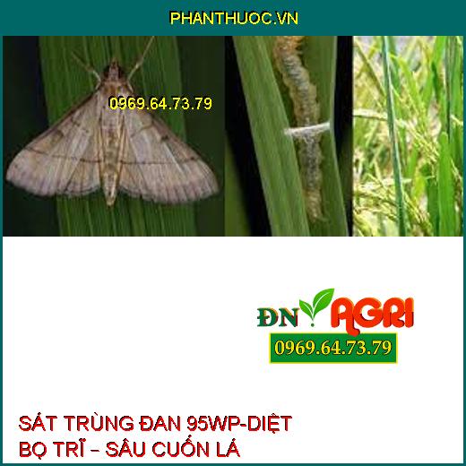 SÁT TRÙNG ĐAN 95WP-DIỆT BỌ TRĨ – SÂU CUỐN LÁ