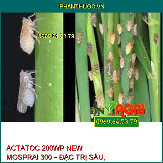 ACTATOC 200WP NEW MOSPRAI 300 – ĐẶC TRỊ SÂU, RẦY