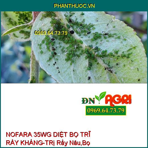 NOFARA 35WG DIỆT BỌ TRĨ RẦY KHÁNG-TRị Rầy Nâu,Bọ Trĩ