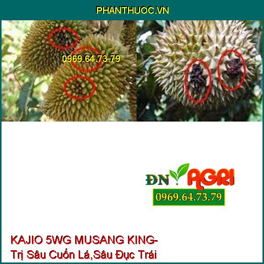 KAJIO 5WG MUSANG KING- Trị Sâu Cuốn Lá,Sâu Đục Trái