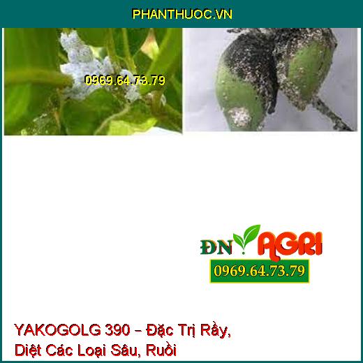 YAKOGOLG 390 – Đặc Trị Rầy, Diệt Các Loại Sâu, Ruồi