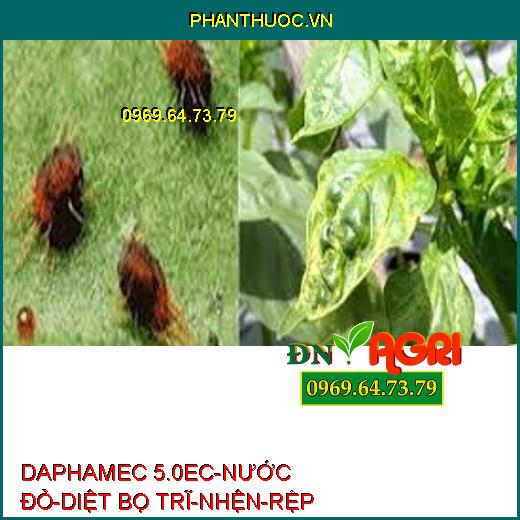 DAPHAMEC 5.0EC-NƯỚC ĐỎ-DIỆT BỌ TRĨ-NHỆN-RỆP