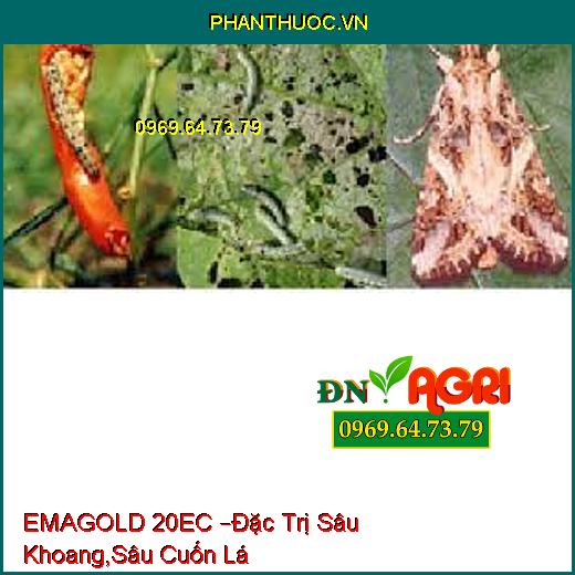 EMAGOLD 20EC –Đặc Trị Sâu Khoang,Sâu Cuốn Lá