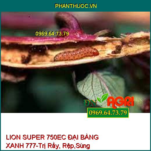 LION SUPER 750EC ĐẠI BÀNG XANH 777-Trị Rầy, Rệp,Sùng Hà