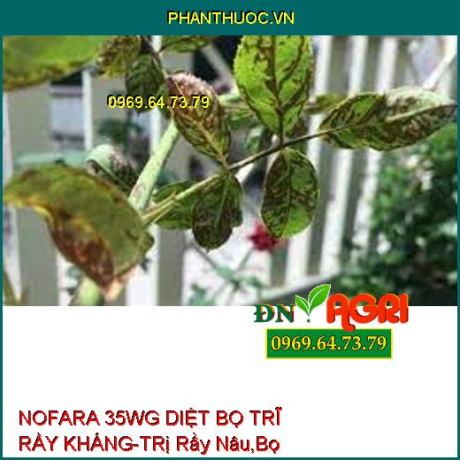 NOFARA 35WG DIỆT BỌ TRĨ RẦY KHÁNG-TRị Rầy Nâu,Bọ Trĩ