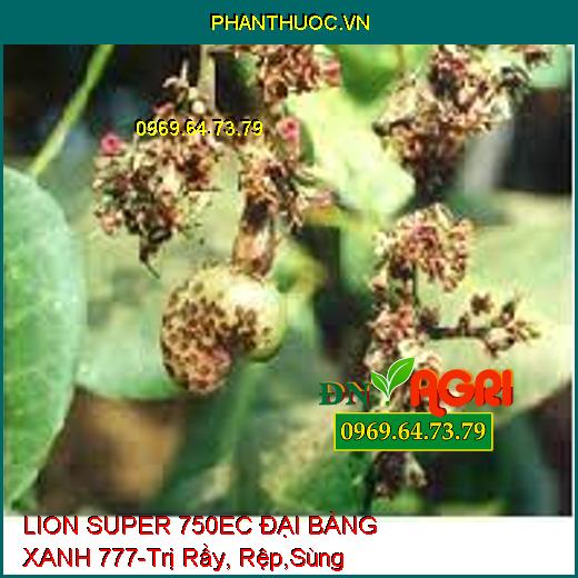 LION SUPER 750EC ĐẠI BÀNG XANH 777-Trị Rầy, Rệp,Sùng Hà