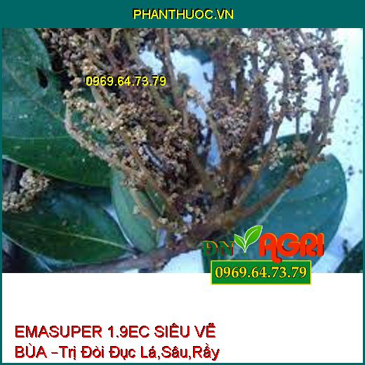 EMASUPER 1.9EC SIÊU VẼ BÙA –Trị Đòi Đục Lá,Sâu,Rầy