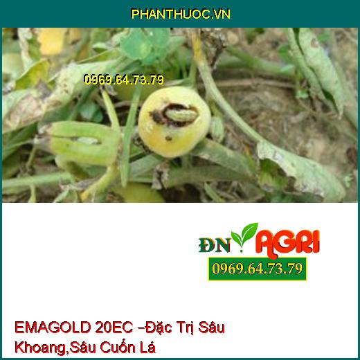 EMAGOLD 20EC –Đặc Trị Sâu Khoang,Sâu Cuốn Lá