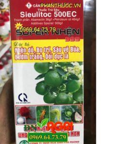 SIEULITOC 500EC SUPER NHỆN 999 – Đặc Trị Nhện Đỏ, Sâu Vẽ Bùa, Bướm Trắng