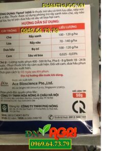 TIPTOF 16SG – Đặc Trị Rầy Xanh Chè, Rầy Nâu, Sâu Vẽ Bùa